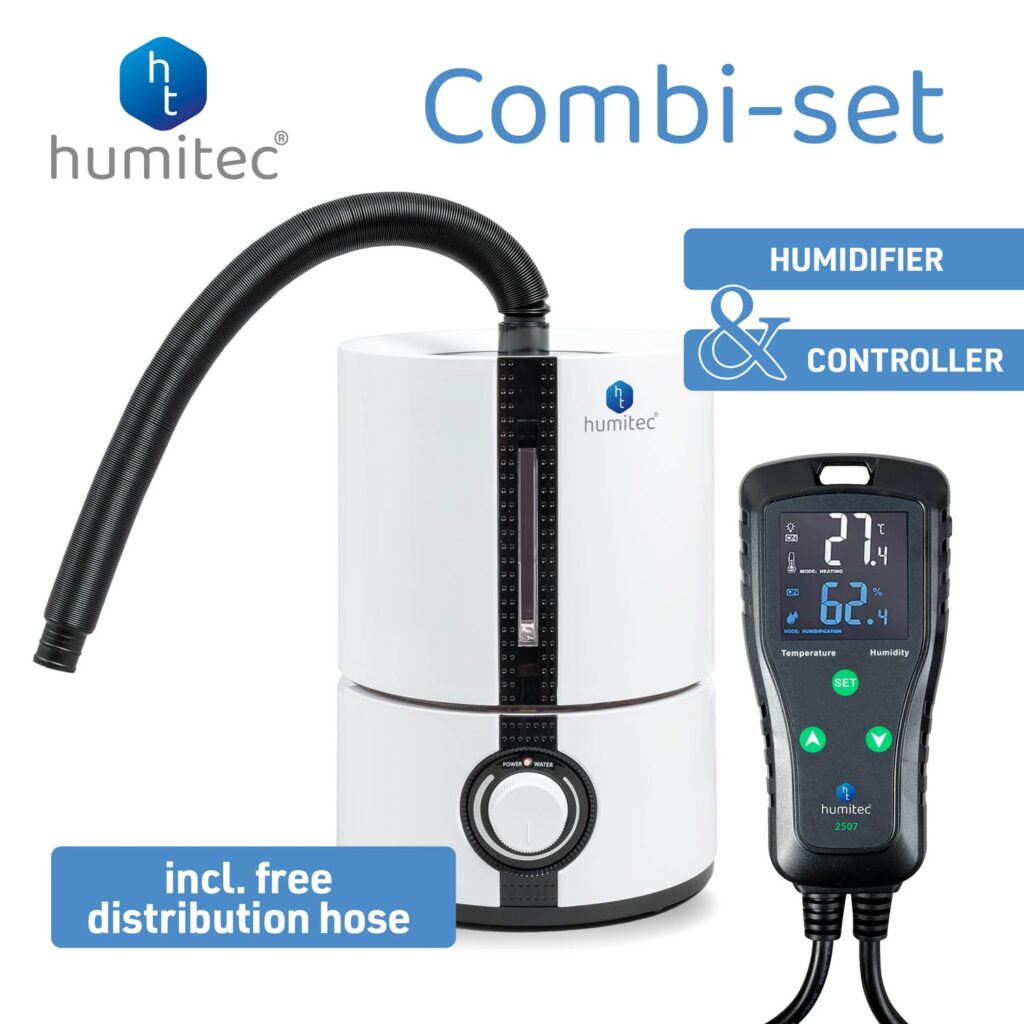 Humitec® Combi set: Luchtbevochtiger 5 liter + Controller – productafbeelding