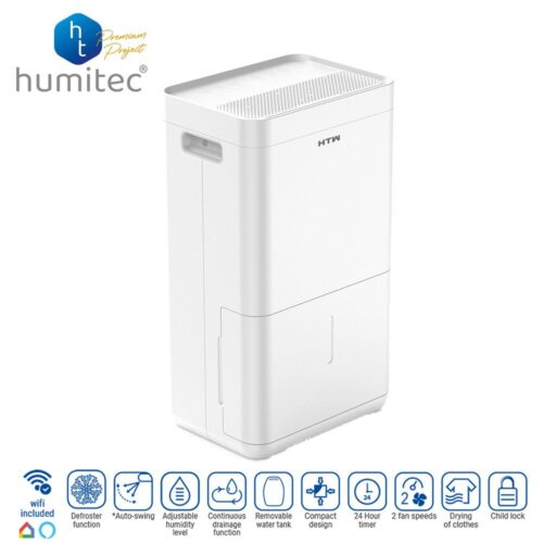 HTW Luftentfeuchter 10 Liter pro 24 h mit WLAN - Miniaturbild 2