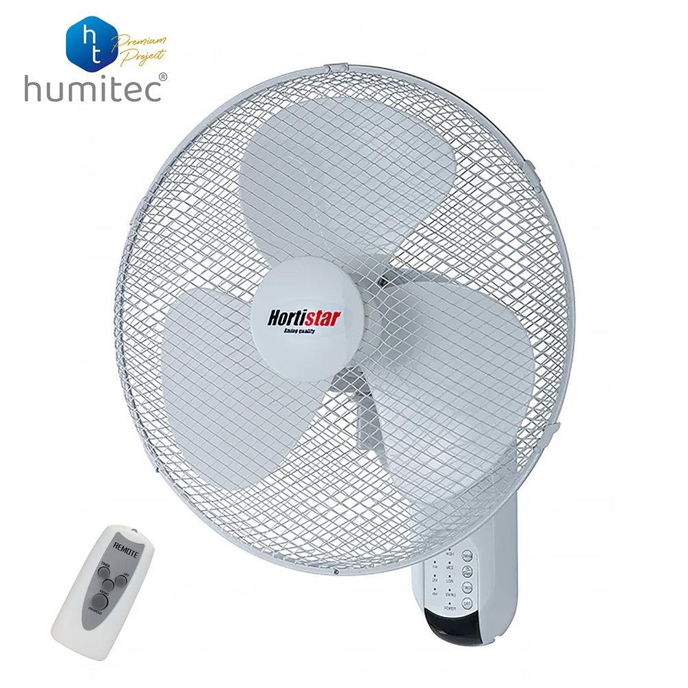 Hortistar Wandventilator 40 cm, 50 W mit Fernbedienung - Produktbild